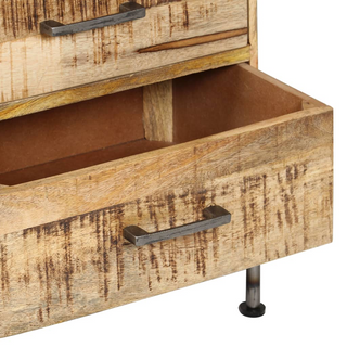 Chest of Drawers 45x35x106 cm Solid Mango Wood - Giant Lobelia