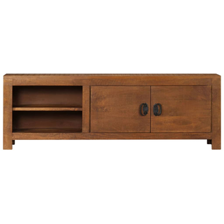 vidaXL TV Cabinet 120x30x40 cm Solid Mango Wood - Giant Lobelia