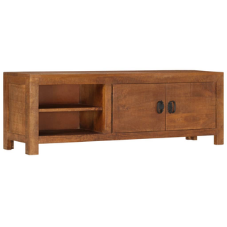 vidaXL TV Cabinet 120x30x40 cm Solid Mango Wood - Giant Lobelia