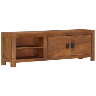 vidaXL TV Cabinet 120x30x40 cm Solid Mango Wood - Giant Lobelia