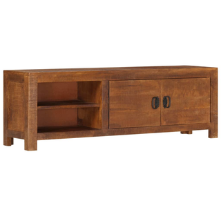 vidaXL TV Cabinet 120x30x40 cm Solid Mango Wood - Giant Lobelia