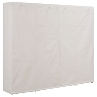 vidaXL Wardrobe White 200x40x170 cm Fabric - Giant Lobelia