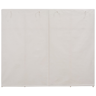 vidaXL Wardrobe White 200x40x170 cm Fabric - Giant Lobelia