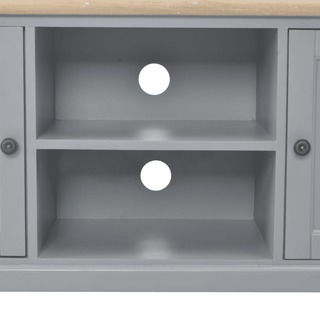 vidaXL TV Cabinet Grey - Modern Design with Ample Storage Space - Giant Lobelia