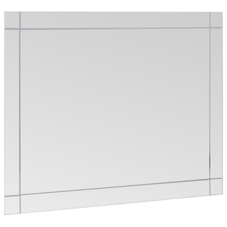 vidaXL Wall Mirror 80x60 cm Glass - Giant Lobelia