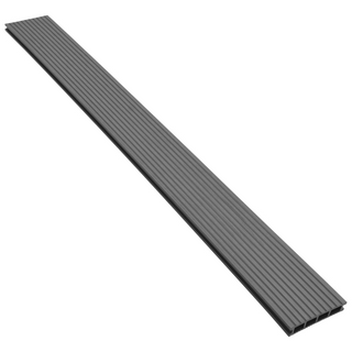 WPC Decking Boards with Accessories 40 m² 2.2 m Grey - Giant Lobelia