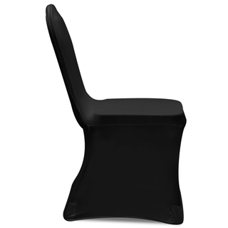 100 pcs Stretch Chair Covers Black - Giant Lobelia