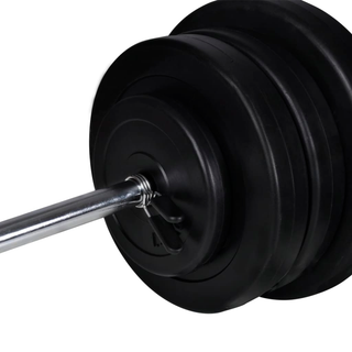 Weight Bench with Weight Rack, Barbell and Dumbbell Set 60.5kg - Giant Lobelia