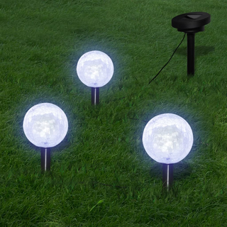 vidaXL Garden Lights 6 pcs LED with Spike Anchors & Solar Panels - Giant Lobelia