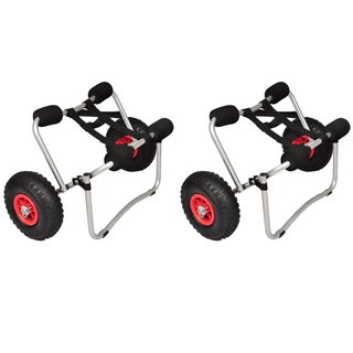 Kayak Trolleys 2 pcs Aluminium - Giant Lobelia