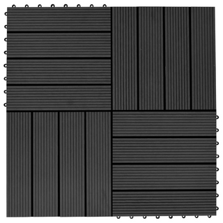 vidaXL 22 pcs Decking Tiles 30x30 cm 2 sqm WPC Brown - Giant Lobelia