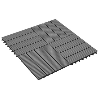 22 pcs Decking Tiles 30x30 cm 2 sqm WPC Teak Colour - Giant Lobelia