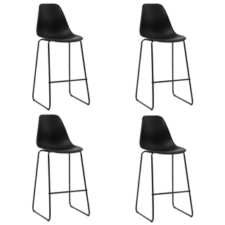 5 Piece Bar Set Plastic Black - Giant Lobelia