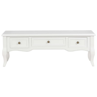 vidaXL TV Cabinet White 100x35x35 cm Wood - Giant Lobelia