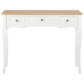 vidaXL Dressing Console Table with 3 Drawers White - Giant Lobelia