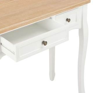 vidaXL Dressing Console Table with 3 Drawers White - Giant Lobelia