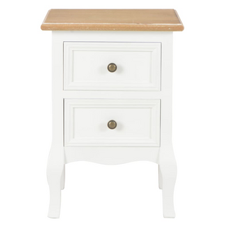 Bedside Cabinet 2 pcs White 35x30x49 cm MDF - Giant Lobelia