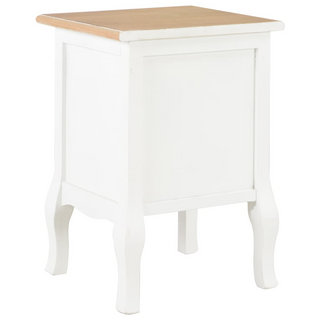 Bedside Cabinet 2 pcs White 35x30x49 cm MDF - Giant Lobelia