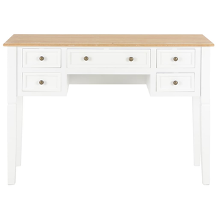 Writing Desk White 109.5x45x77.5 cm Wood - Giant Lobelia