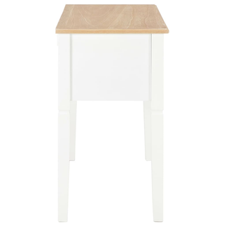 Writing Desk White 109.5x45x77.5 cm Wood - Giant Lobelia