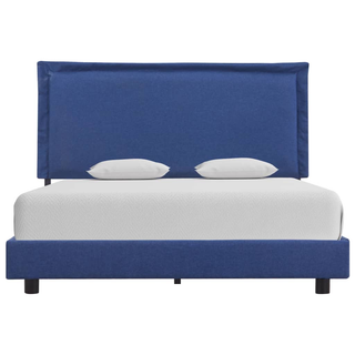 Bed Frame Blue Fabric 135x190 cm 4FT6 Double - Giant Lobelia