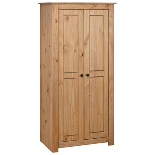 vidaXL Wardrobe 80x50x171.5 cm Solid Pine Panama Range - Giant Lobelia