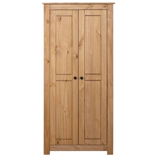 vidaXL Wardrobe 80x50x171.5 cm Solid Pine Panama Range - Giant Lobelia