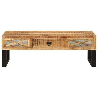 vidaXL Coffee Table 110x50x38 cm Solid Mango Wood - Giant Lobelia