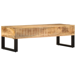 vidaXL Coffee Table 110x50x38 cm Solid Mango Wood - Giant Lobelia