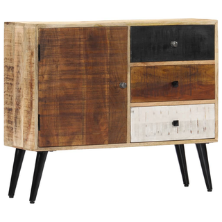 vidaXL Sideboard 88x30x73 cm Solid Mango Wood - Giant Lobelia