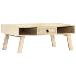 Coffee Table 100x60x40 cm Solid Mango Wood - Giant Lobelia