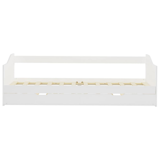 vidaXL Pull-out Sofa Bed Frame White Pinewood 90x200 cm - Giant Lobelia