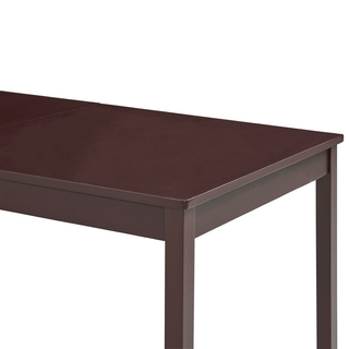 vidaXL Dining Table Dark Brown 180x90x73 cm Pinewood - Giant Lobelia