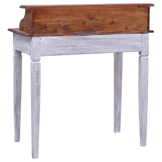 Writing Desk with Drawers 90x50x101 cm Solid Reclaimed Wood - Giant Lobelia