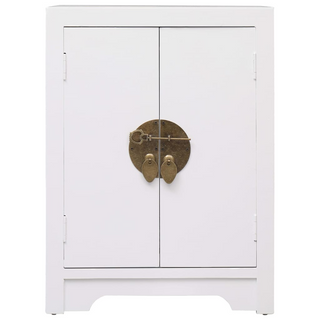 vidaXL Bedside Cabinet White 38x28x52 cm Paulownia Wood - Giant Lobelia