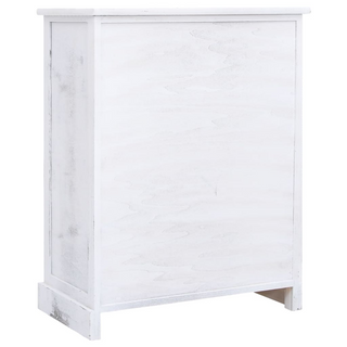 vidaXL Drawer Cabinet White 60x30x75 cm Wood - Giant Lobelia