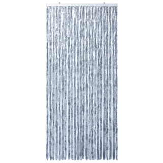 vidaXL Insect Curtain Silver 100x220 cm Chenille - Giant Lobelia