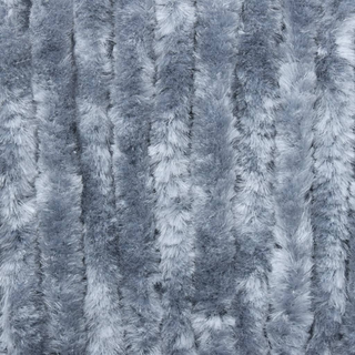 vidaXL Insect Curtain Silver 100x220 cm Chenille - Giant Lobelia