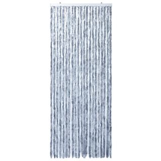 vidaXL Insect Curtain Silver 90x220 cm Chenille - Giant Lobelia