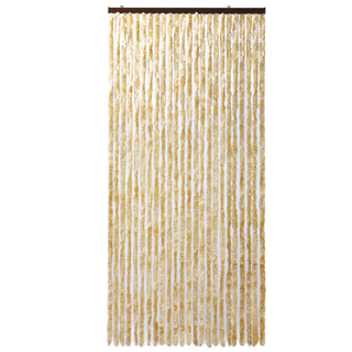 vidaXL Insect Curtain Beige 100x220 cm Chenille - Giant Lobelia