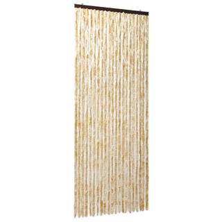 vidaXL Insect Curtain Beige 90x220 cm Chenille - Giant Lobelia