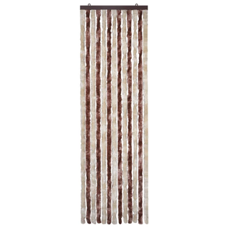 vidaXL Insect Curtain Beige and Light Brown 56x185 cm Chenille - Giant Lobelia