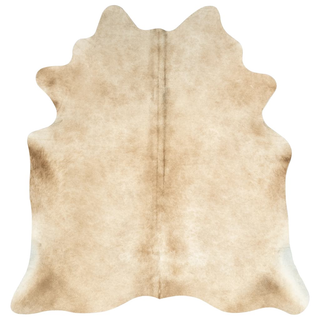 vidaXL Real Cow Hide Rug 150x170 cm Beige - Giant Lobelia