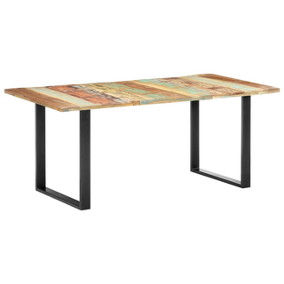 vidaXL Dining Table 180x90x76 cm Solid Reclaimed Wood - Giant Lobelia