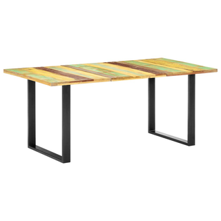 vidaXL Dining Table 180x90x76 cm Solid Reclaimed Wood - Giant Lobelia