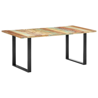 vidaXL Dining Table 180x90x76 cm Solid Reclaimed Wood - Giant Lobelia