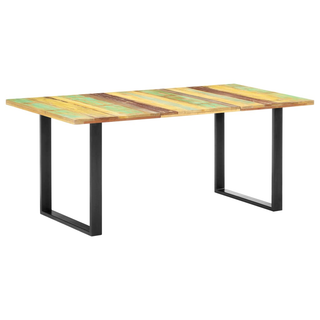 vidaXL Dining Table 180x90x76 cm Solid Reclaimed Wood - Giant Lobelia