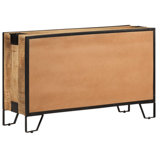 vidaXL Sideboard 100x31x60 cm Solid Rough Mango Wood - Giant Lobelia