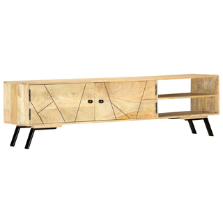 vidaXL TV Cabinet 140x30x40 cm Solid Mango Wood - Giant Lobelia