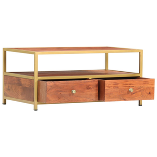 Coffee Table 90x50x40 cm Solid Acacia Wood - Giant Lobelia